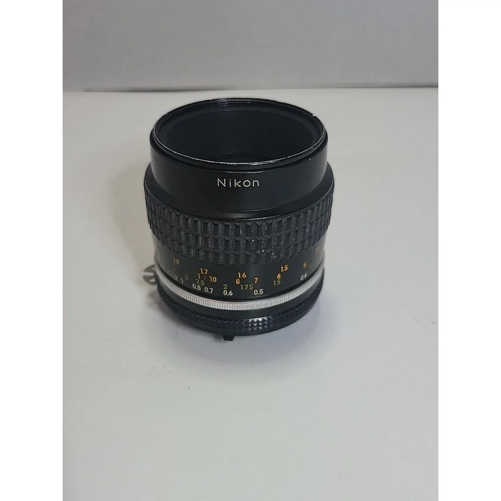 NIKON MICRO-NIKKOR 55mm f/2.8 MF Lens AIS/AI-S Mount fits FILM DIGITAL EXCELLENT